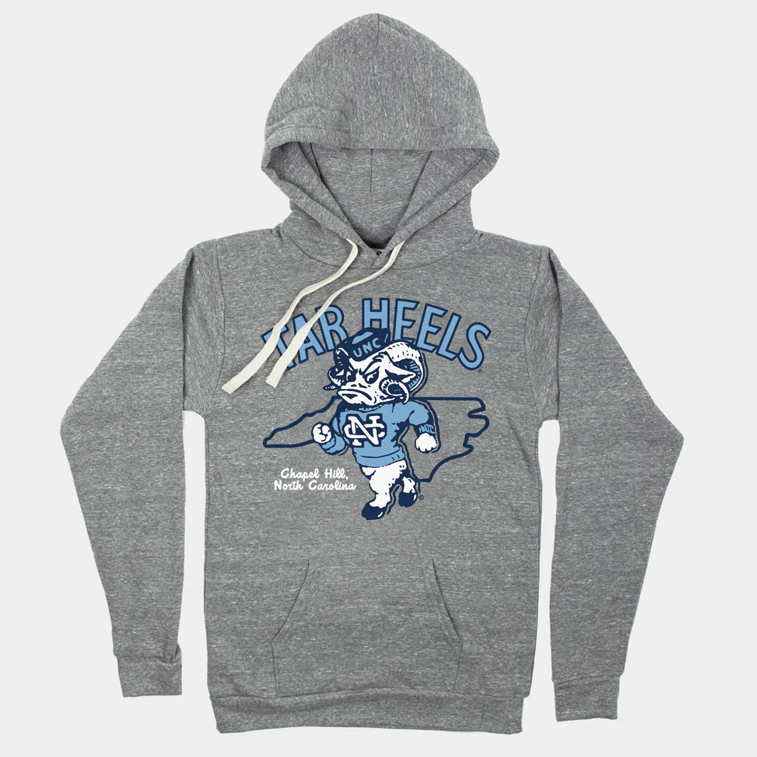Throwback UNC Tar Heels Hoodie