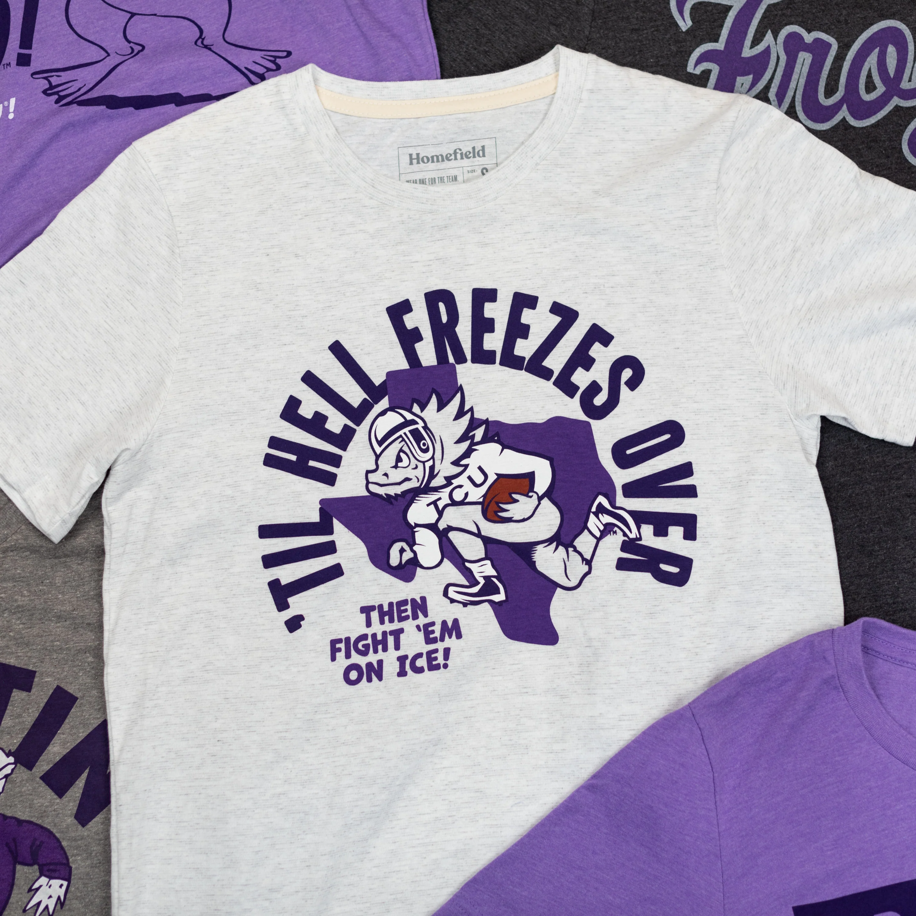 "'Til Hell Freezes Over" TCU Football Tee - Image 2