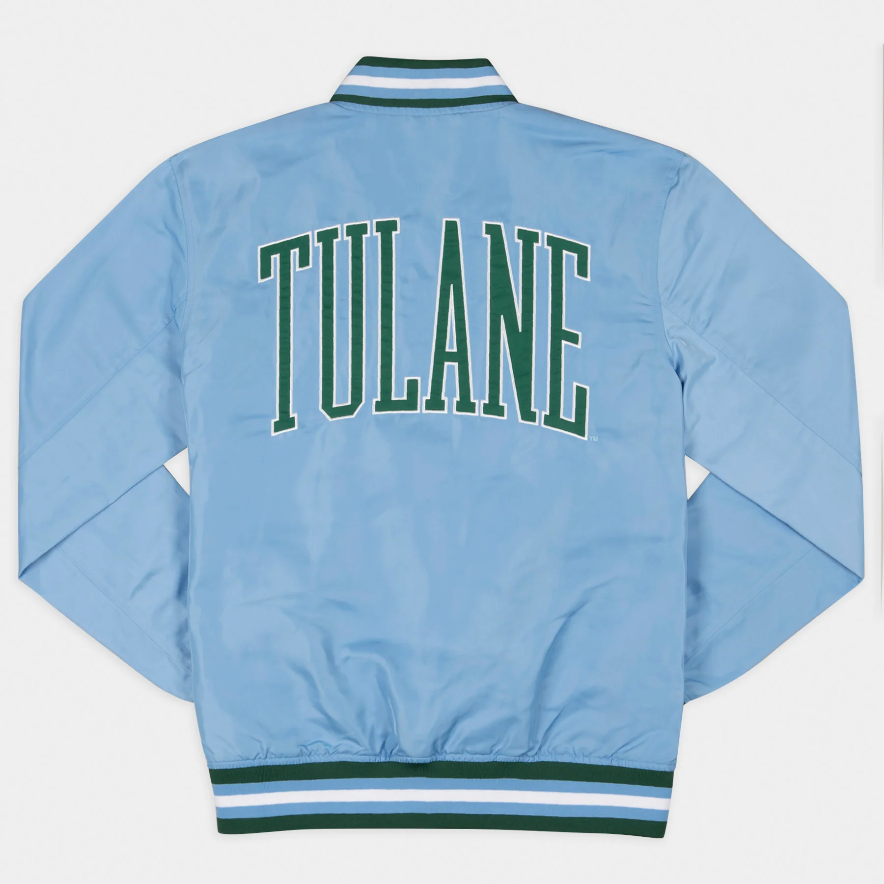 Tulane Green Wave Arched Bomber Jacket - Image 2