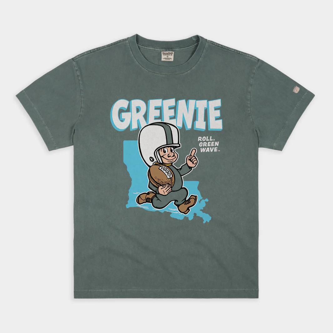 Tulane Green Wave Greenie Vintage Heavyweight Tee