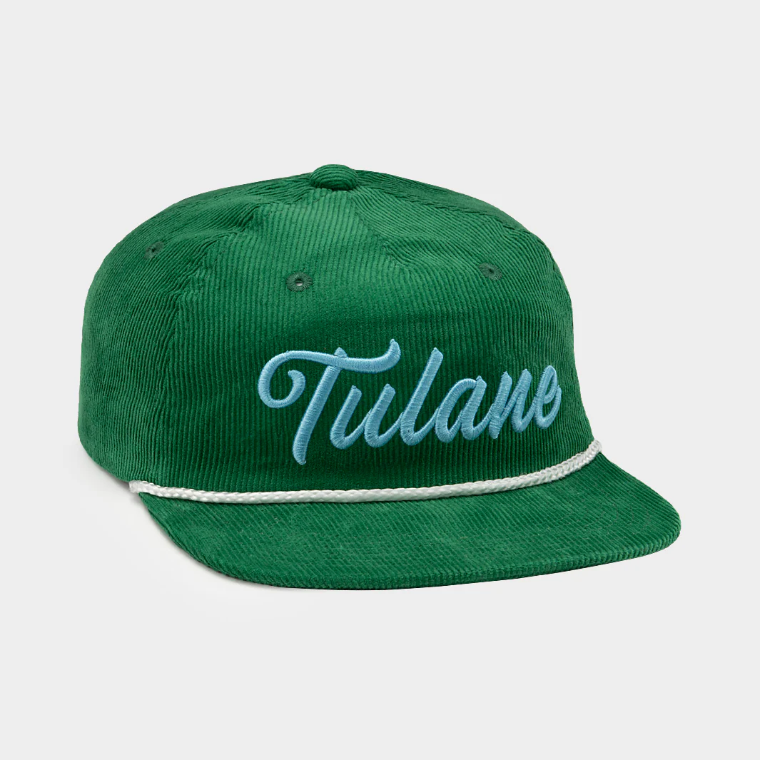 Tulane Green Wave Retro Corduroy Hat - Image 2