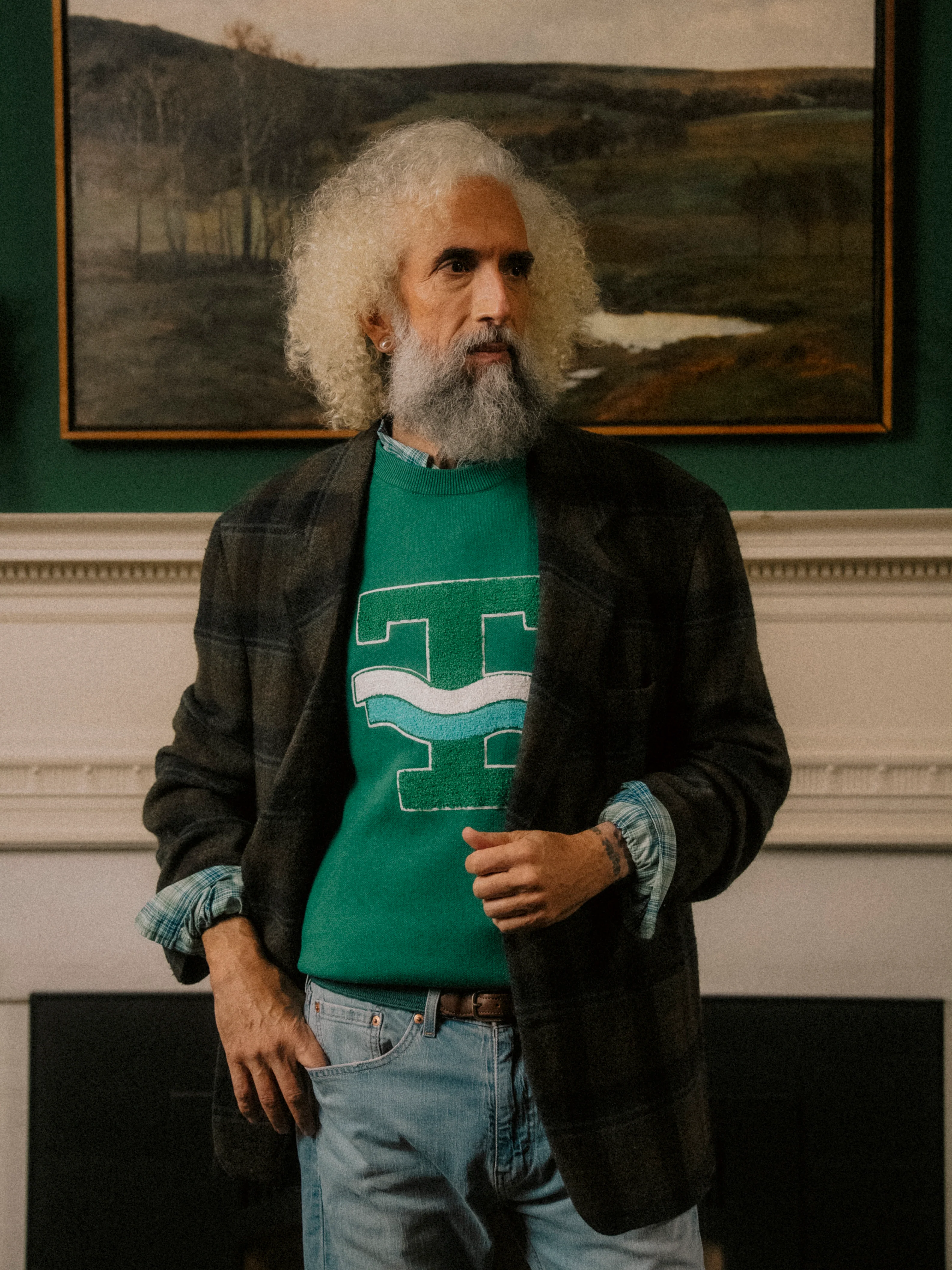 Tulane Green Wave Vintage Logo Knit Sweater - Image 3
