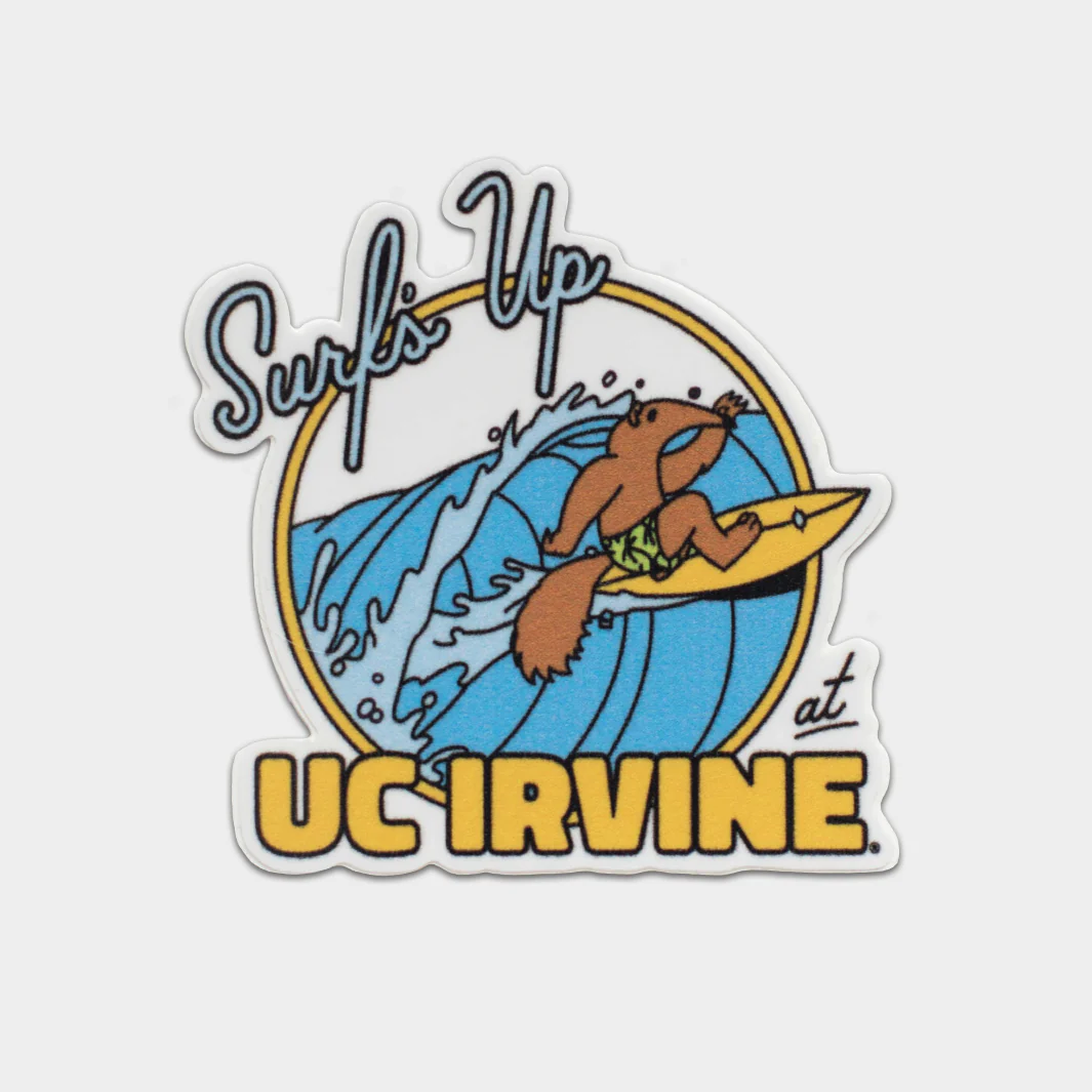 UC Irvine Surfing Anteater Sticker