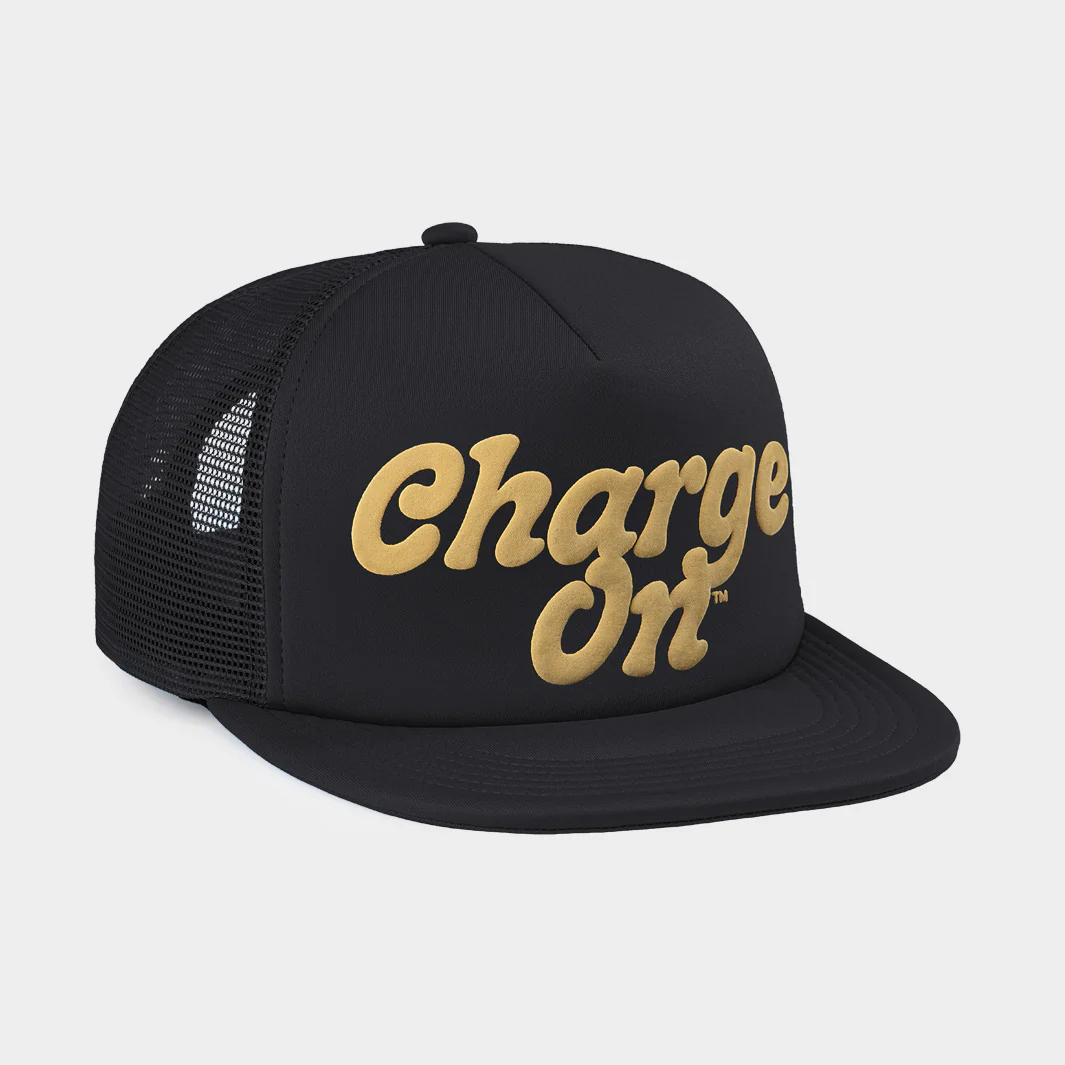 UCF "Charge On" Puff Ink Trucker Hat - Image 2