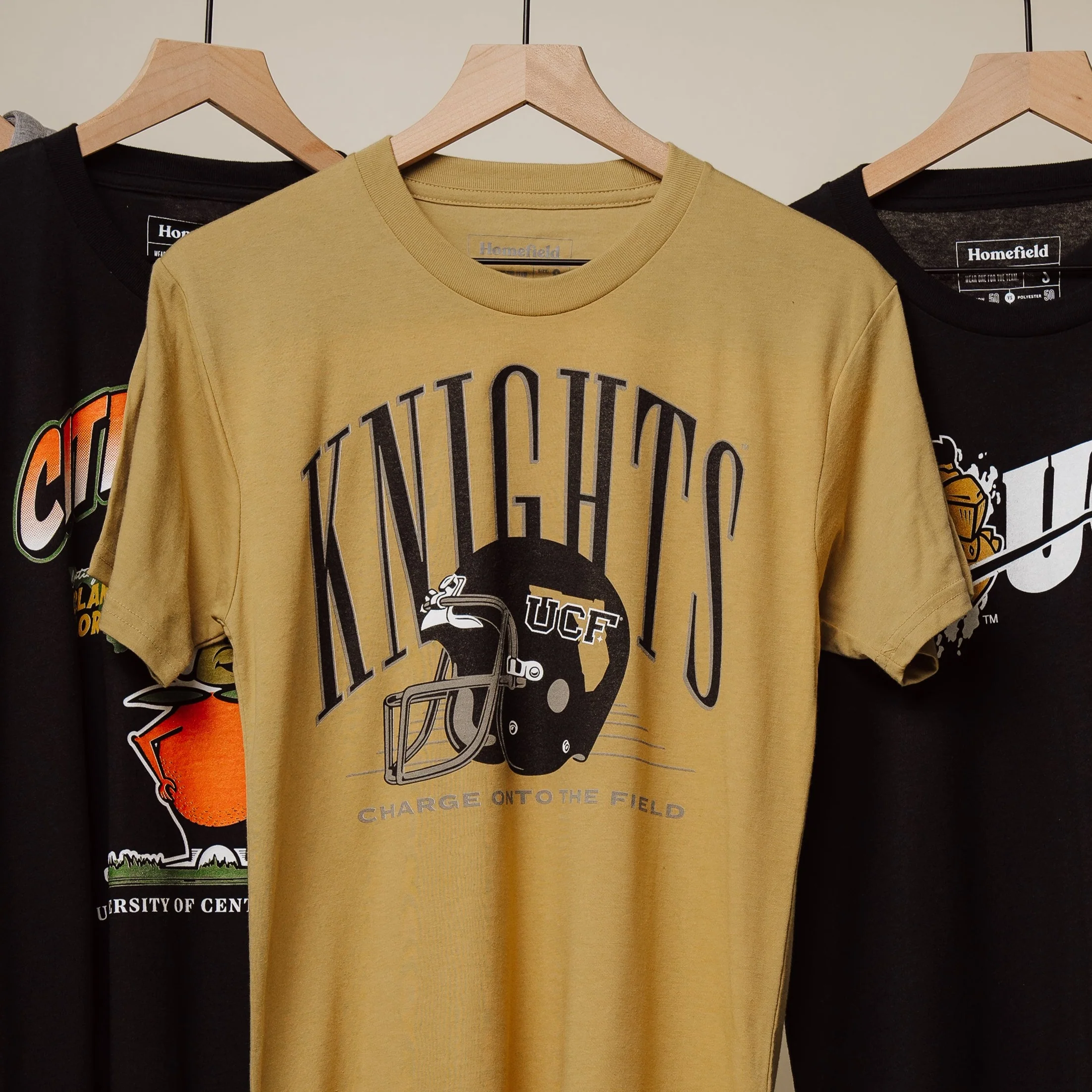UCF Knights Football Helmet Retro Tee - Image 2
