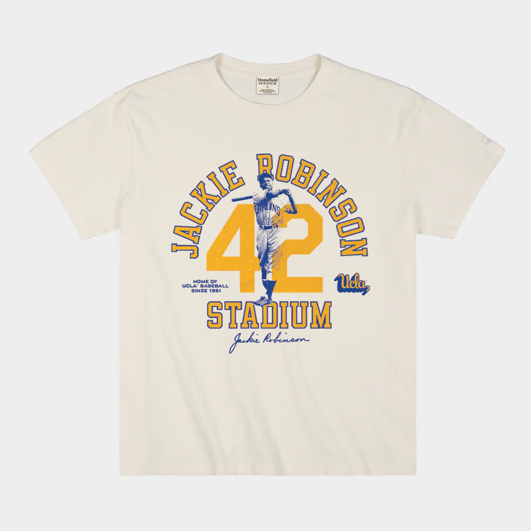 UCLA Baseball Jackie Robinson Stadium Vintage Heavyweight Tee
