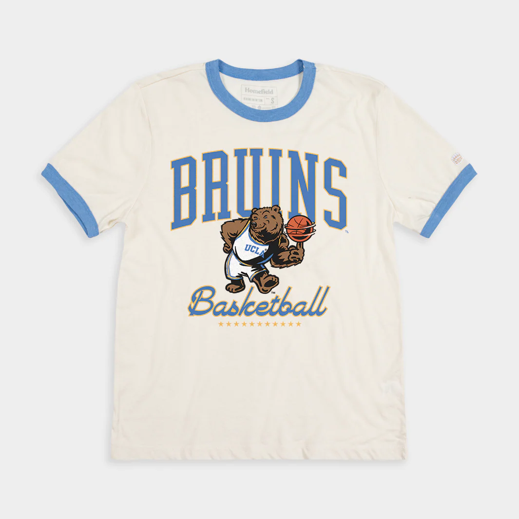 UCLA Bruins Basketball Ringer Tee