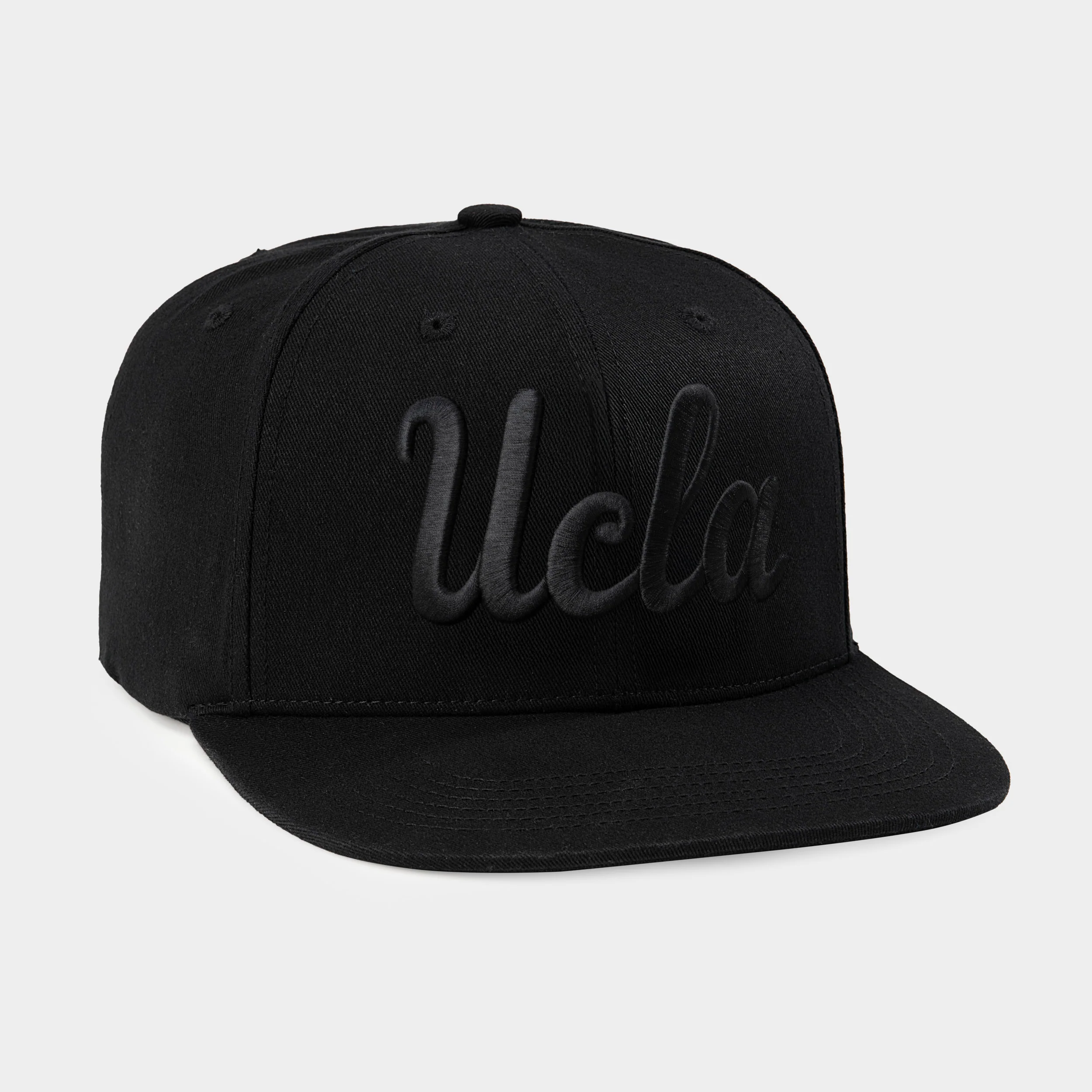 UCLA Bruins Logo Blackout Snapback Hat - Image 2