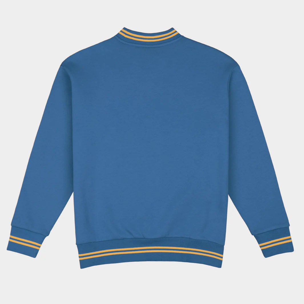 UCLA Football Embroidered Tri-Stripe Crewneck - Image 2