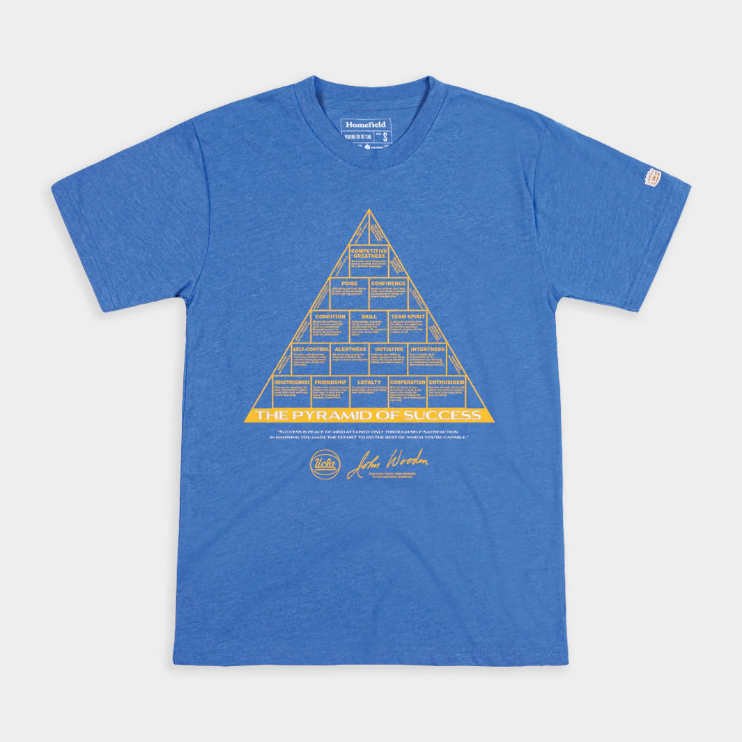 UCLA John Wooden Pyramid of Success Tee