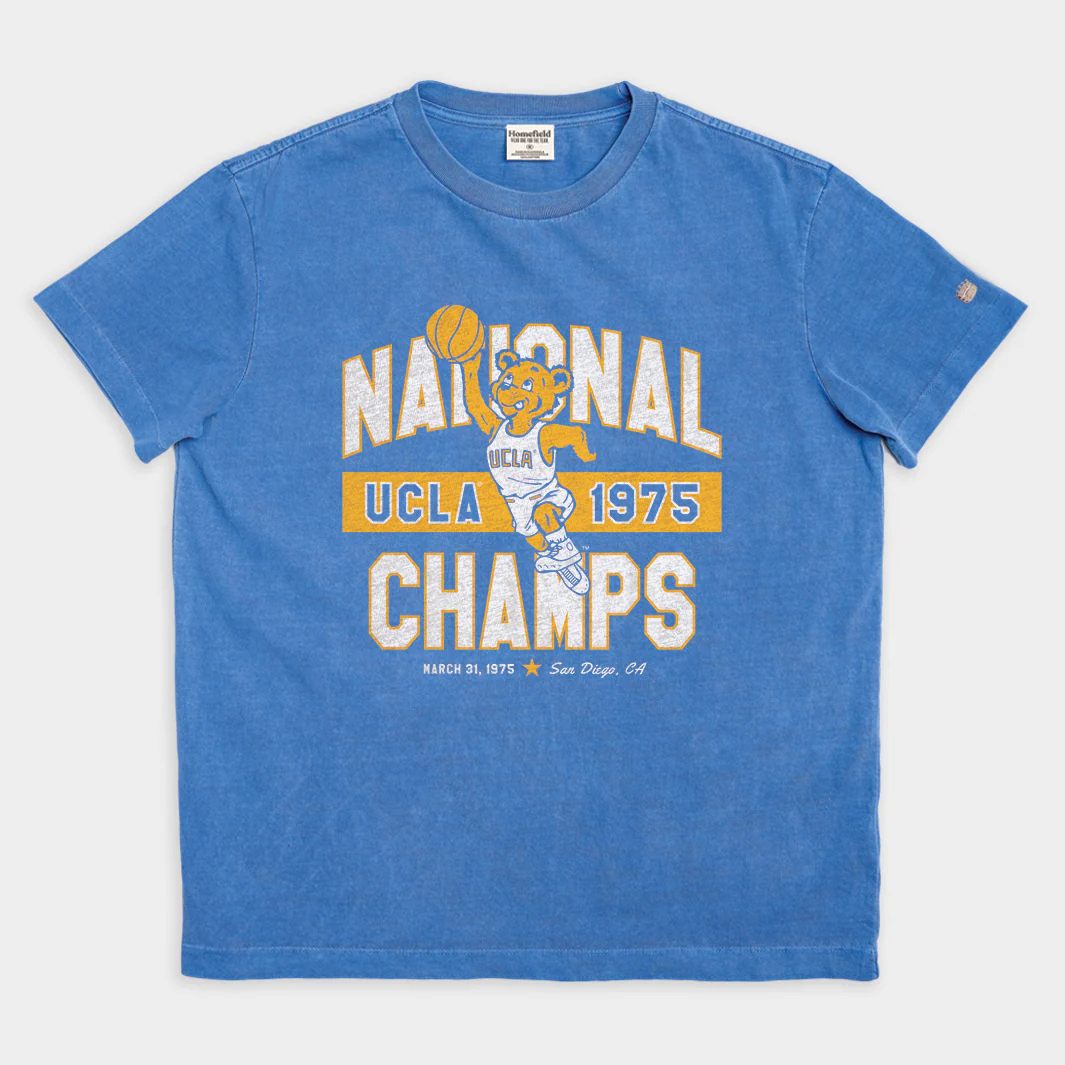 UCLA Men's Basketball 1975 National Champs Heavyweight Tee