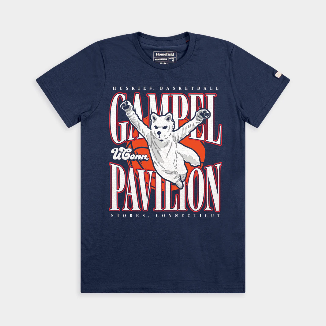 UConn Basketball Gampel Pavilion Tee