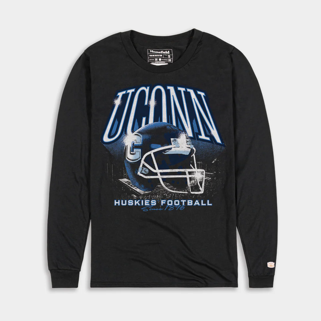 UConn Football "Since 1896" Helmet Long Sleeve