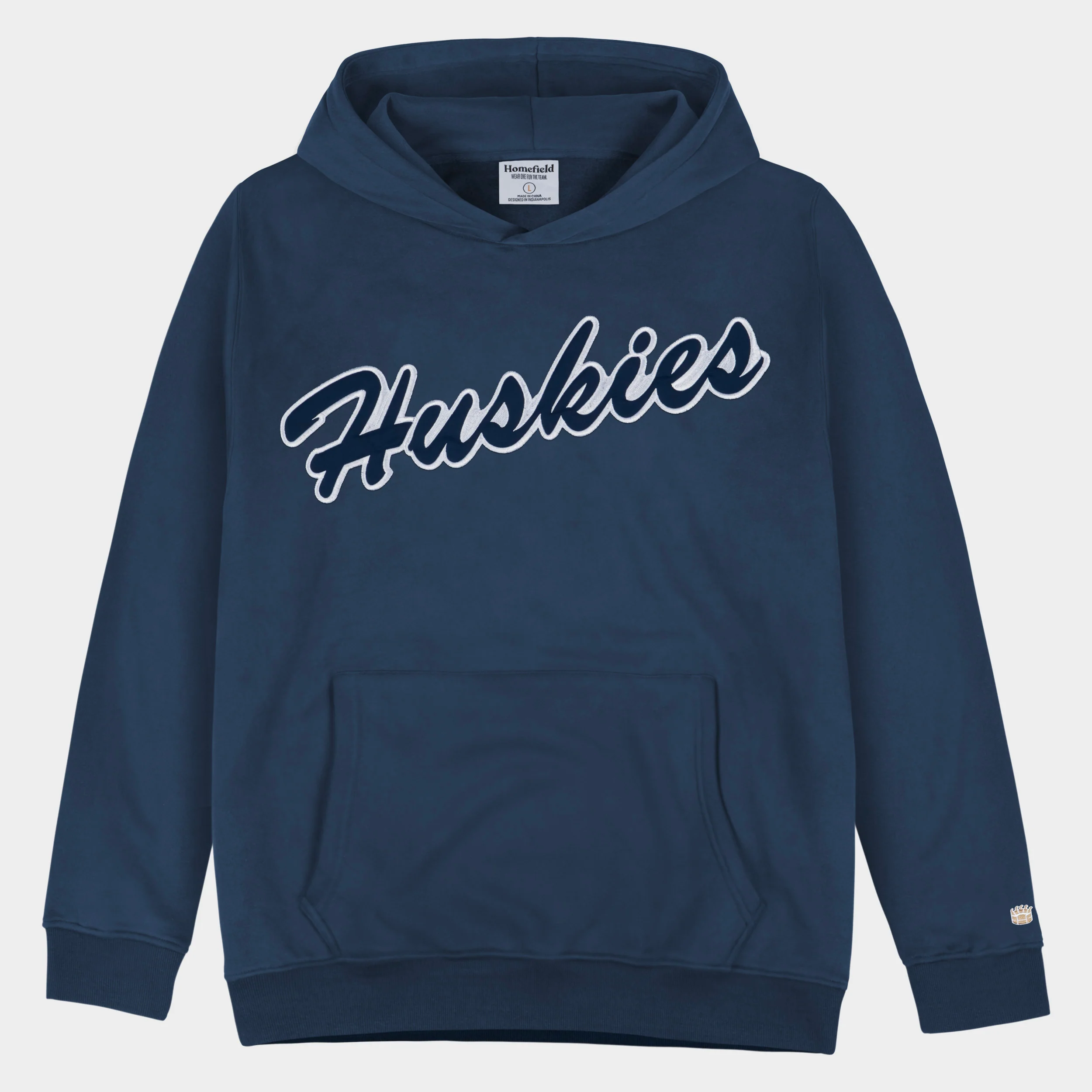 UConn Huskies 1980s Applique Heavyweight Hoodie