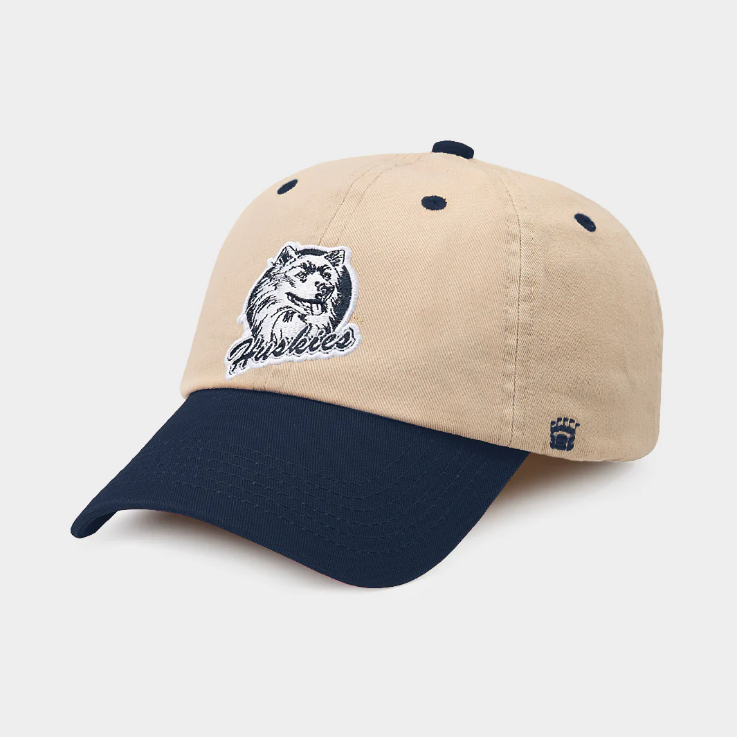 UConn Huskies 1980s Logo Two-Tone Dad Hat
