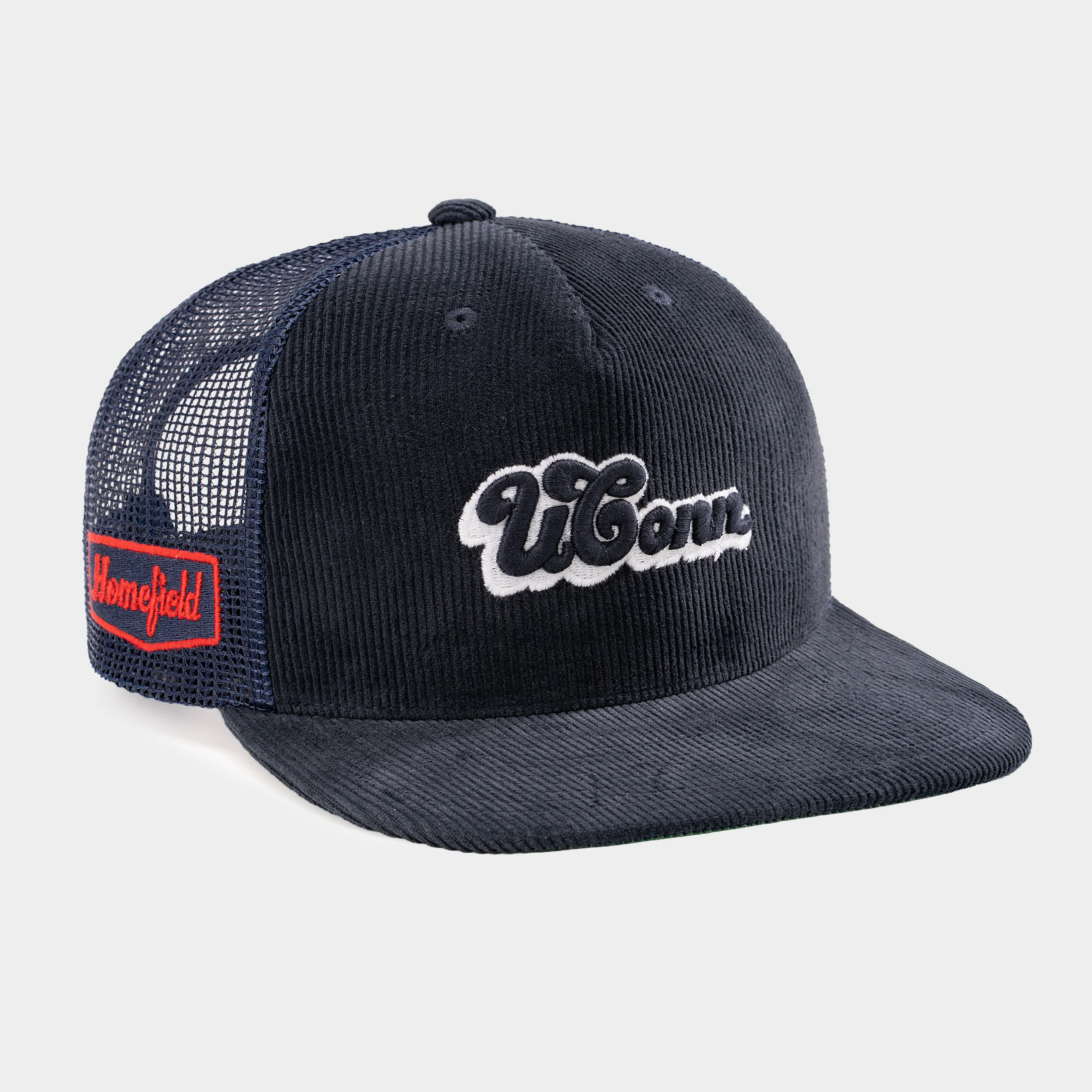 UConn Huskies Corduroy Trucker Hat - Image 2