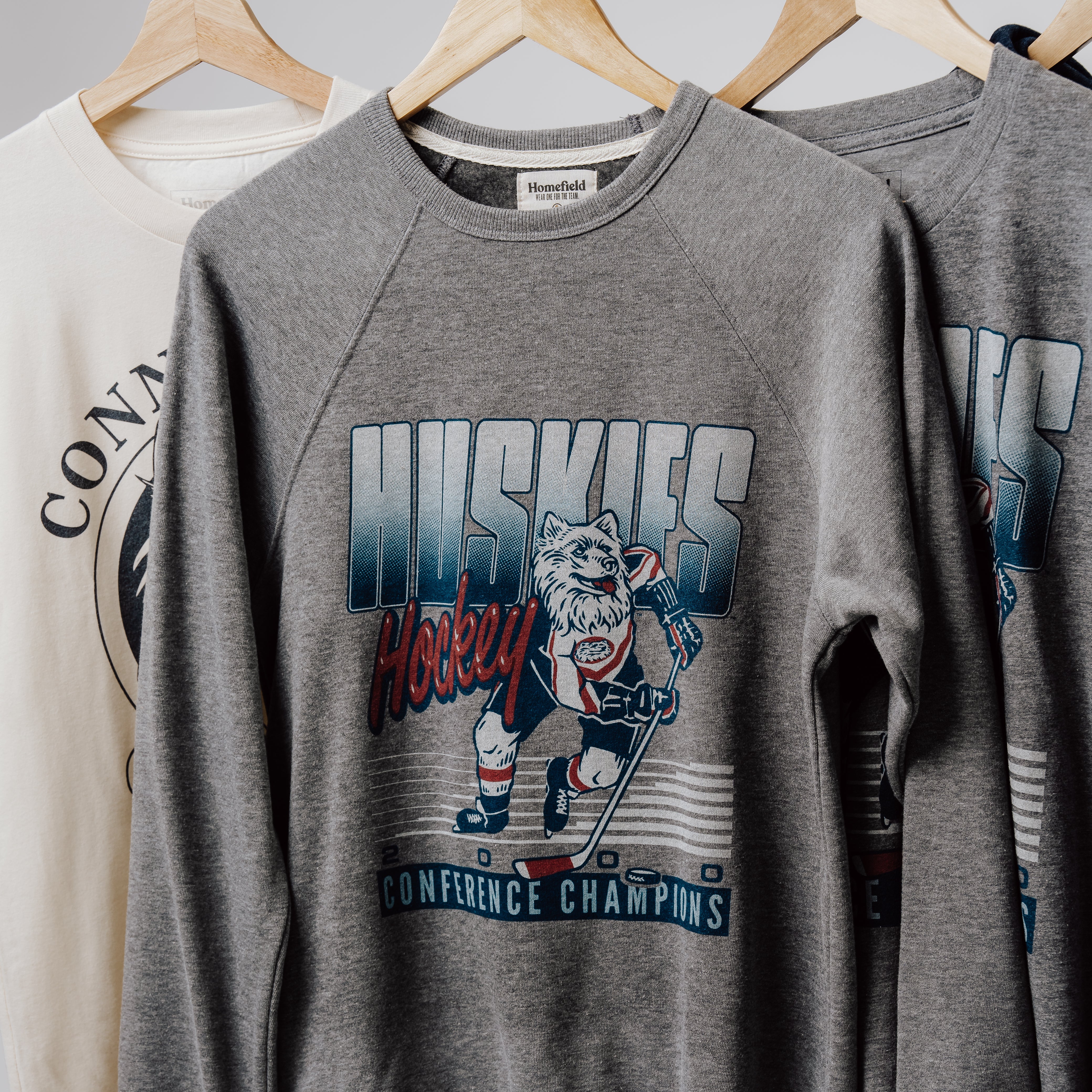 UConn Huskies Hockey 2000 Conference Champs Crewneck - Image 2