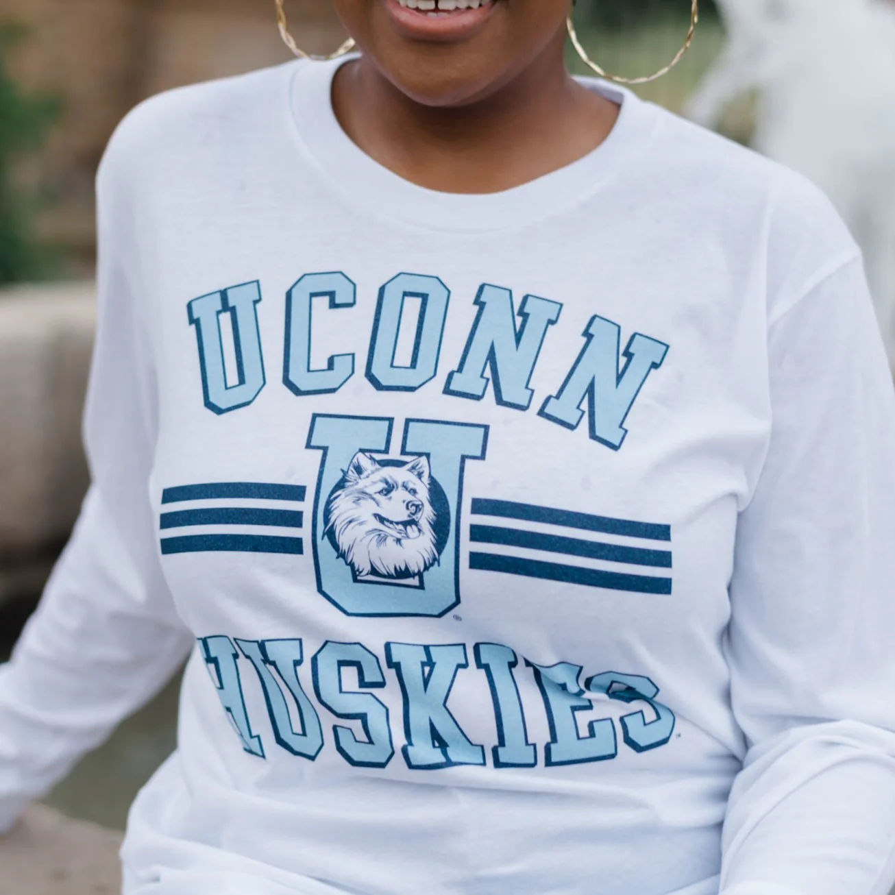 UConn Huskies "U" Logo Long Sleeve - Image 2