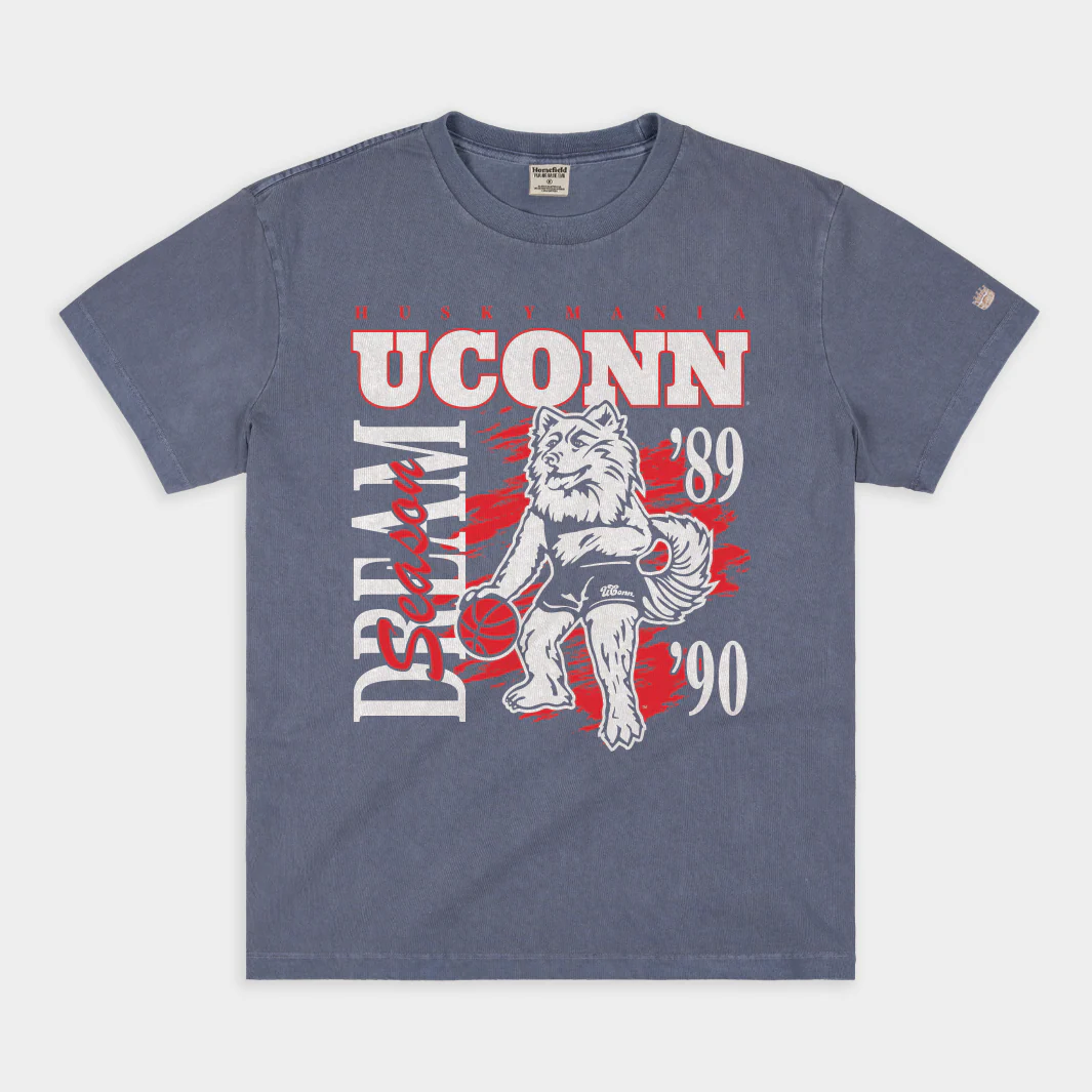 UConn Men's Basketball "Dream Season" 1989-90 Big East Heavyweight Tee
