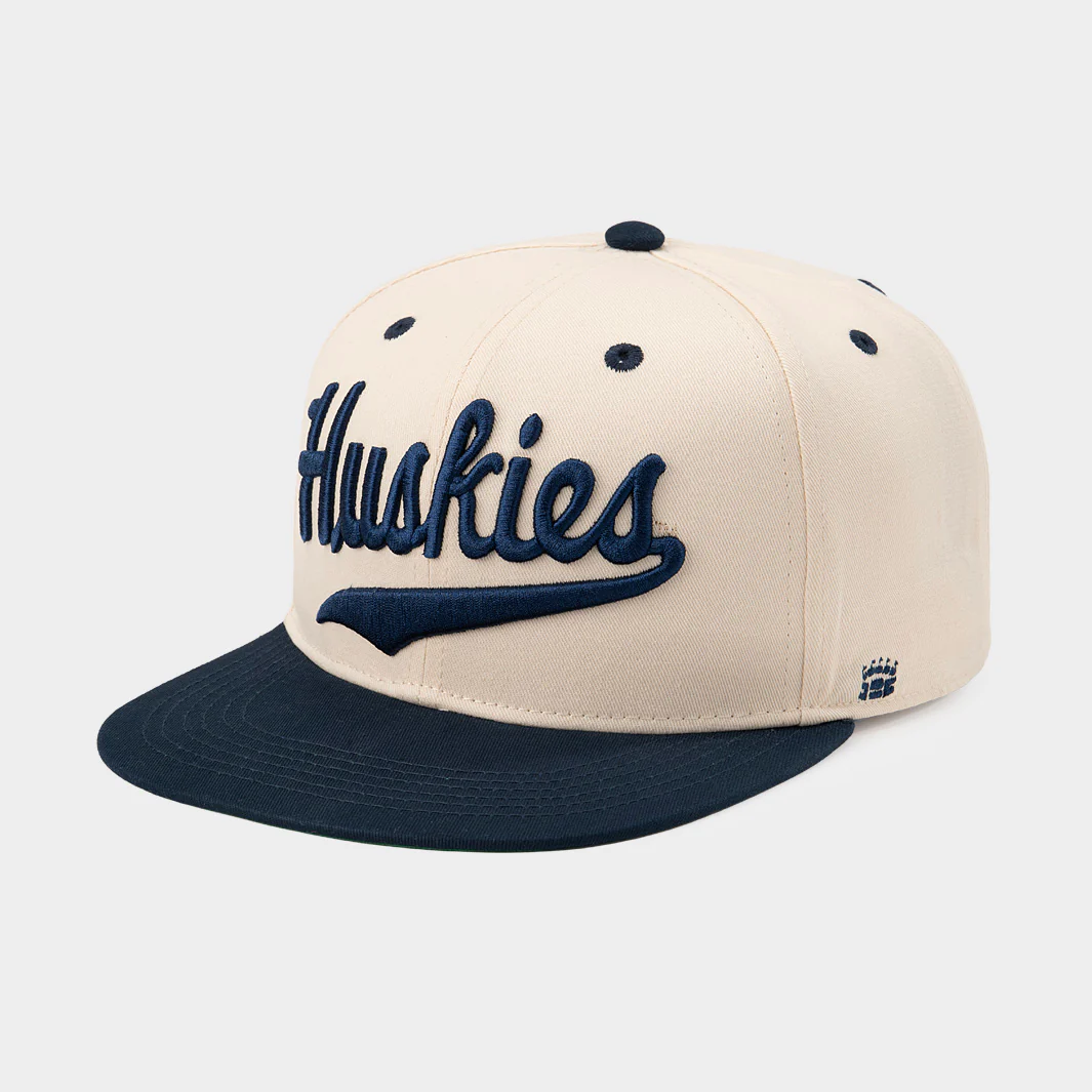 UConn Script "Huskies" Two-Tone Snapback