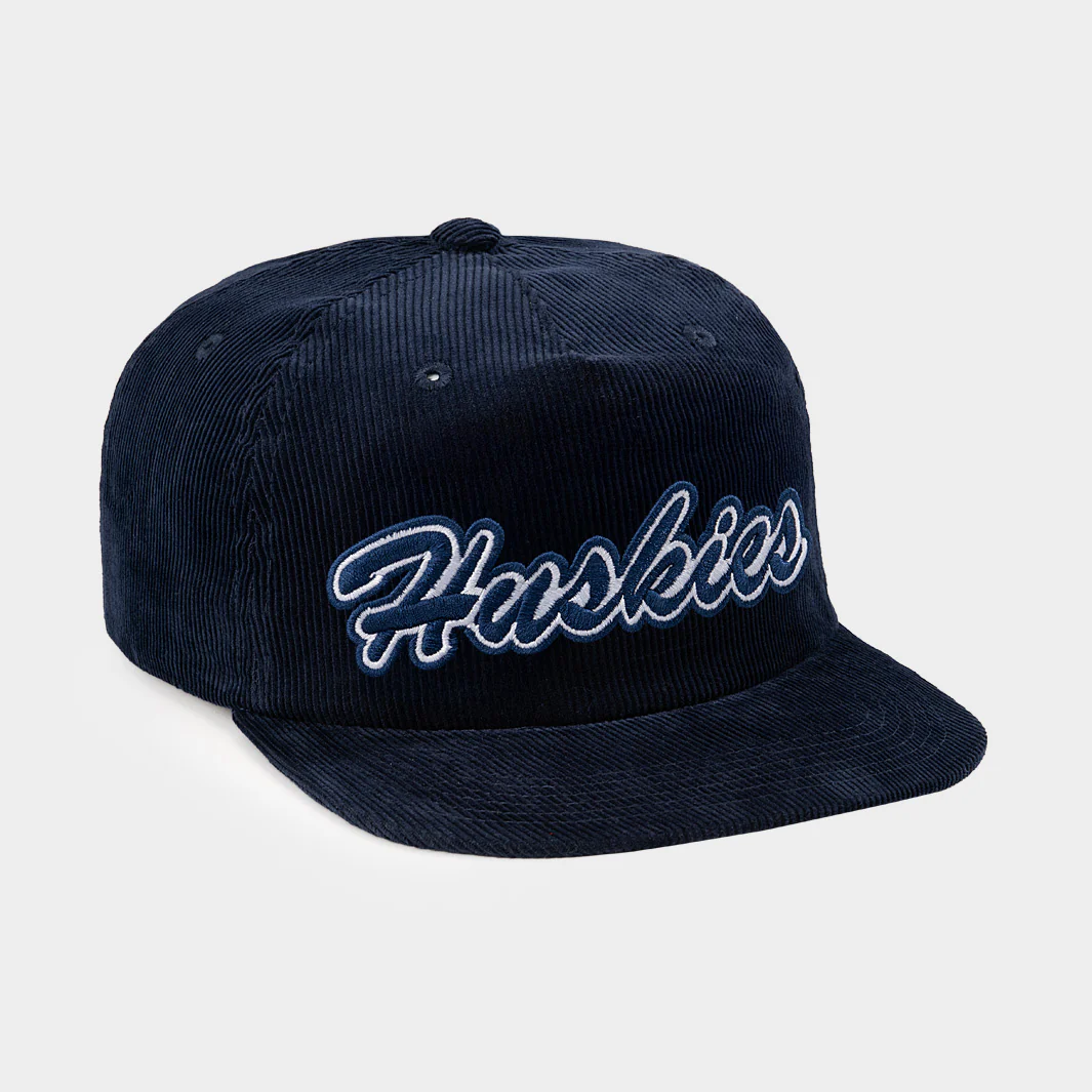 UConn Throwback Script Corduroy Hat - Image 2