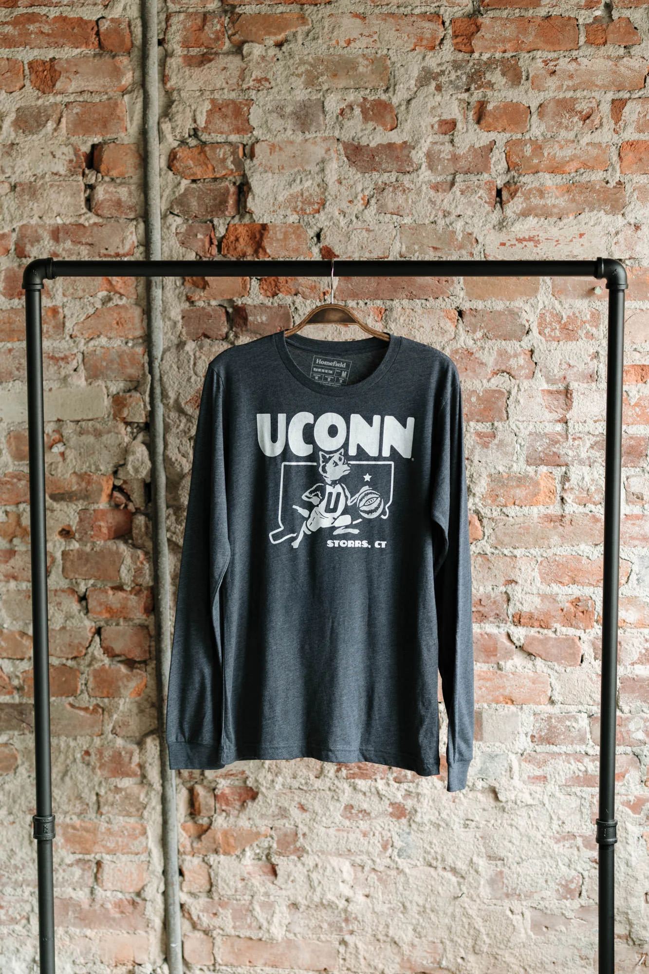 UConn Vintage Basketball Long Sleeve - Image 2