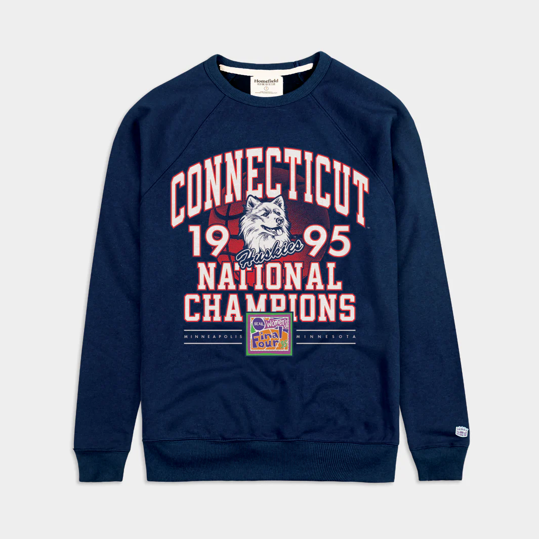 UConn Women's Basketball 1995 NCAA National Champions Crewneck
