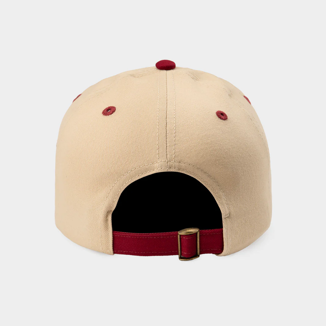 UMass Vintage Logo Two-Tone Dad Hat - Image 3