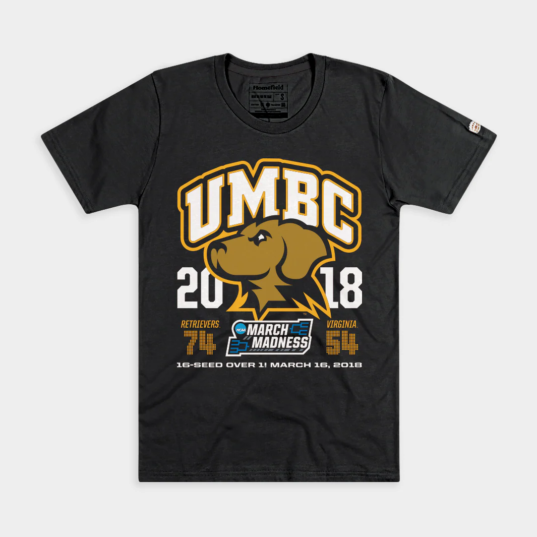 UMBC Retrievers "16-seed over 1!" 2018 Tee