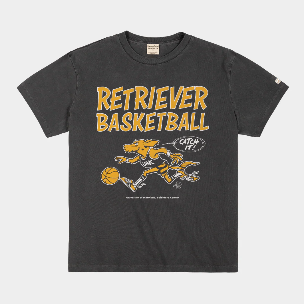 UMBC Retrievers Basketball Vintage Heavyweight Tee