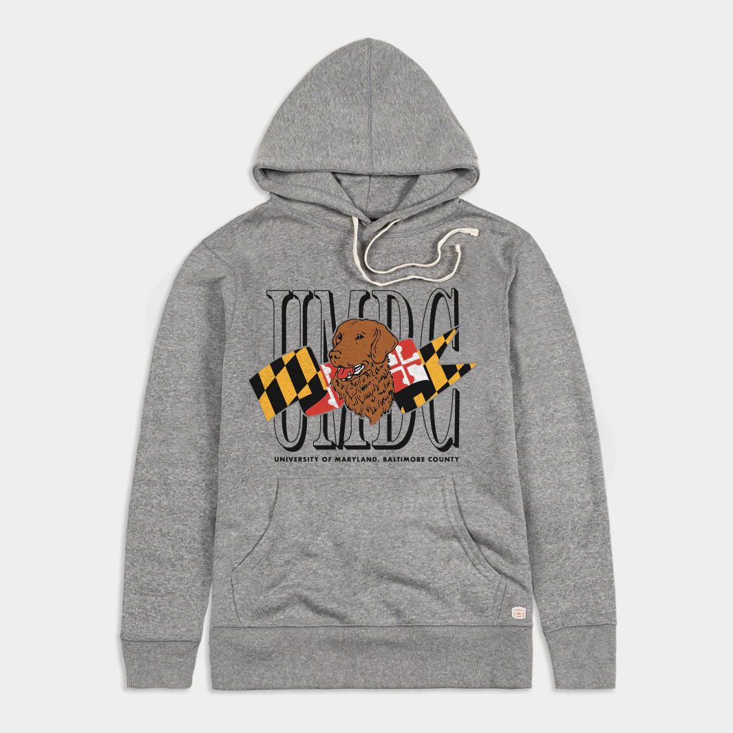 UMBC Retrievers Maryland Flag Hoodie