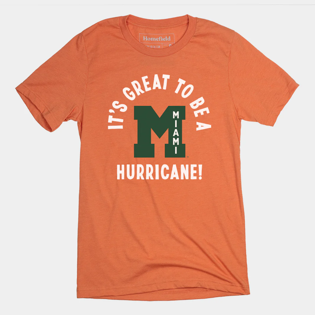 "It’s Great to be a Miami Hurricane" Vintage Tee