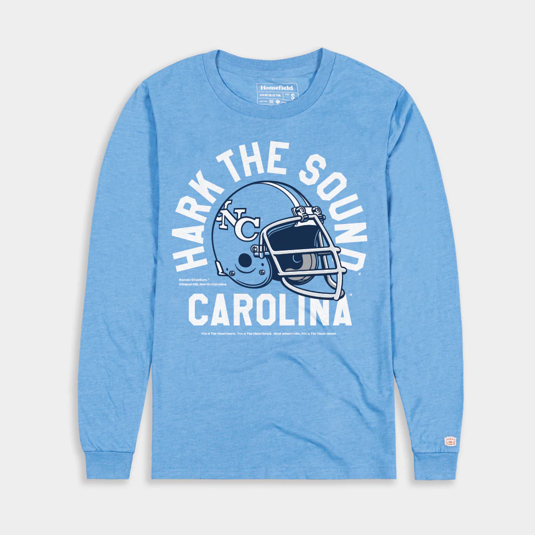 UNC 1980s Football Helmet "Hark the Sound" Long Sleeve