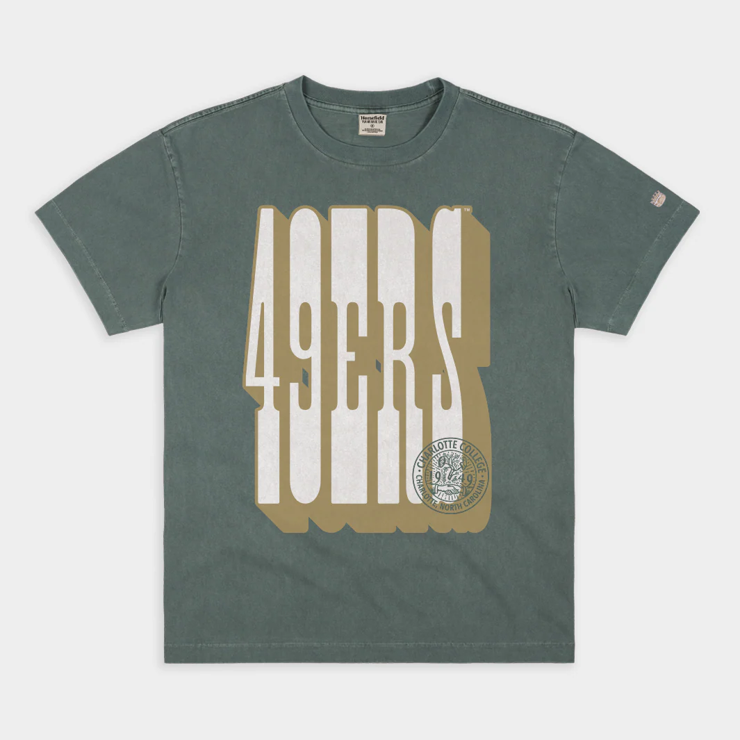 Charlotte 49ers Retro Mark and Seal Heavyweight Tee