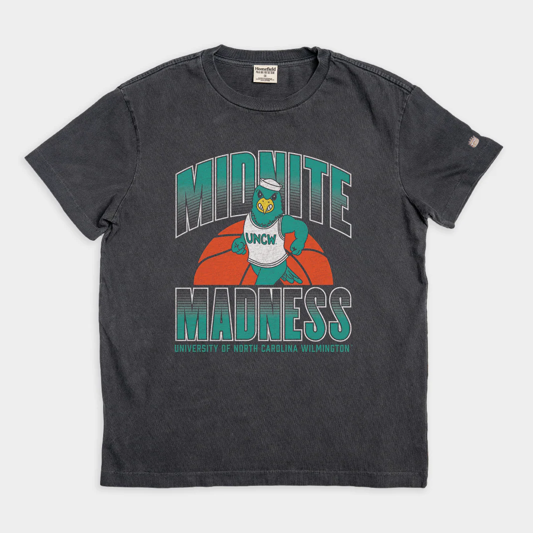 UNCW Basketball Midnite Madness Heavyweight Tee