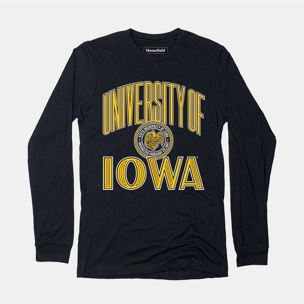 University of Iowa Crest Long Sleeve