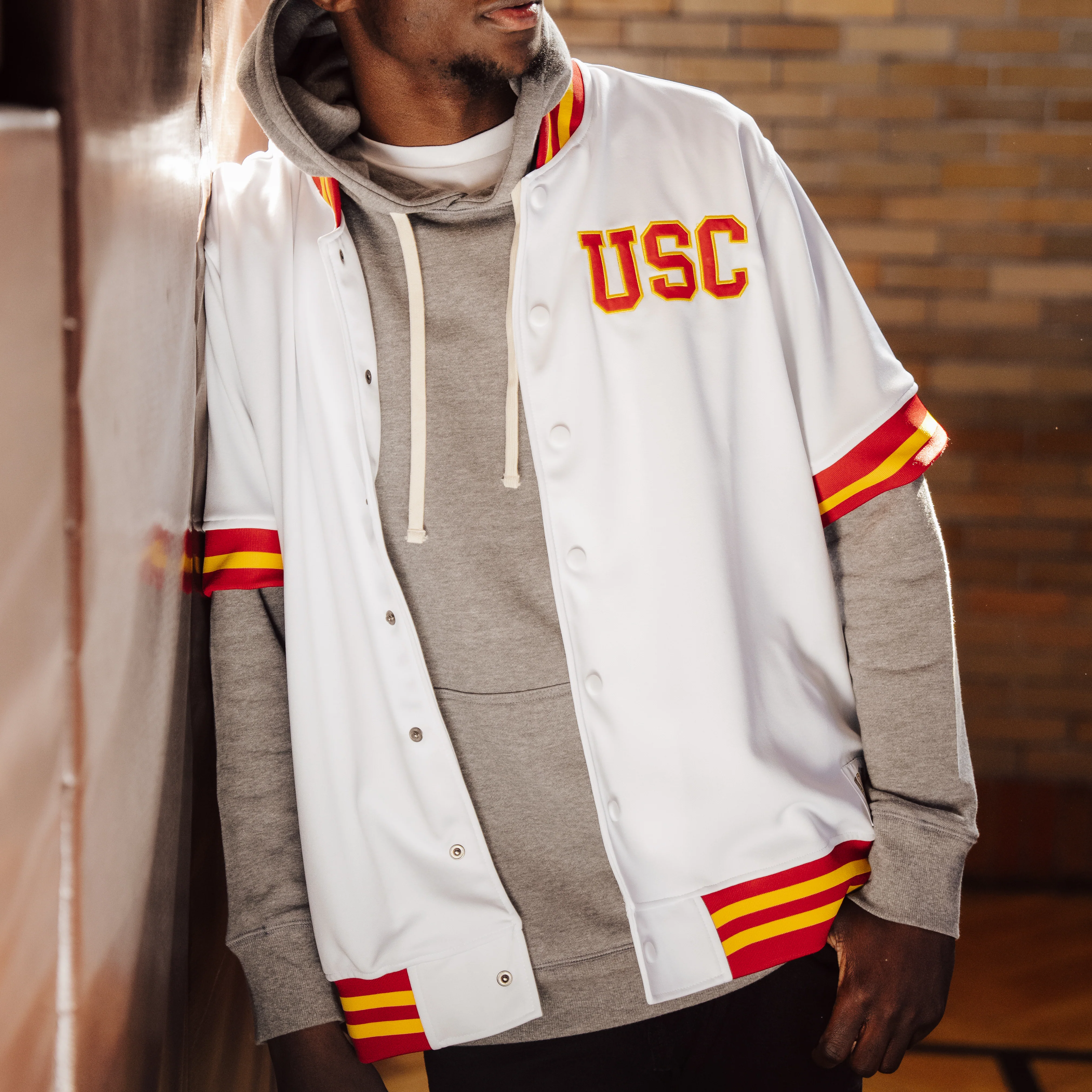 USC Basketball "Women of Troy" 1984 Vintage Shooting Shirt - Image 3