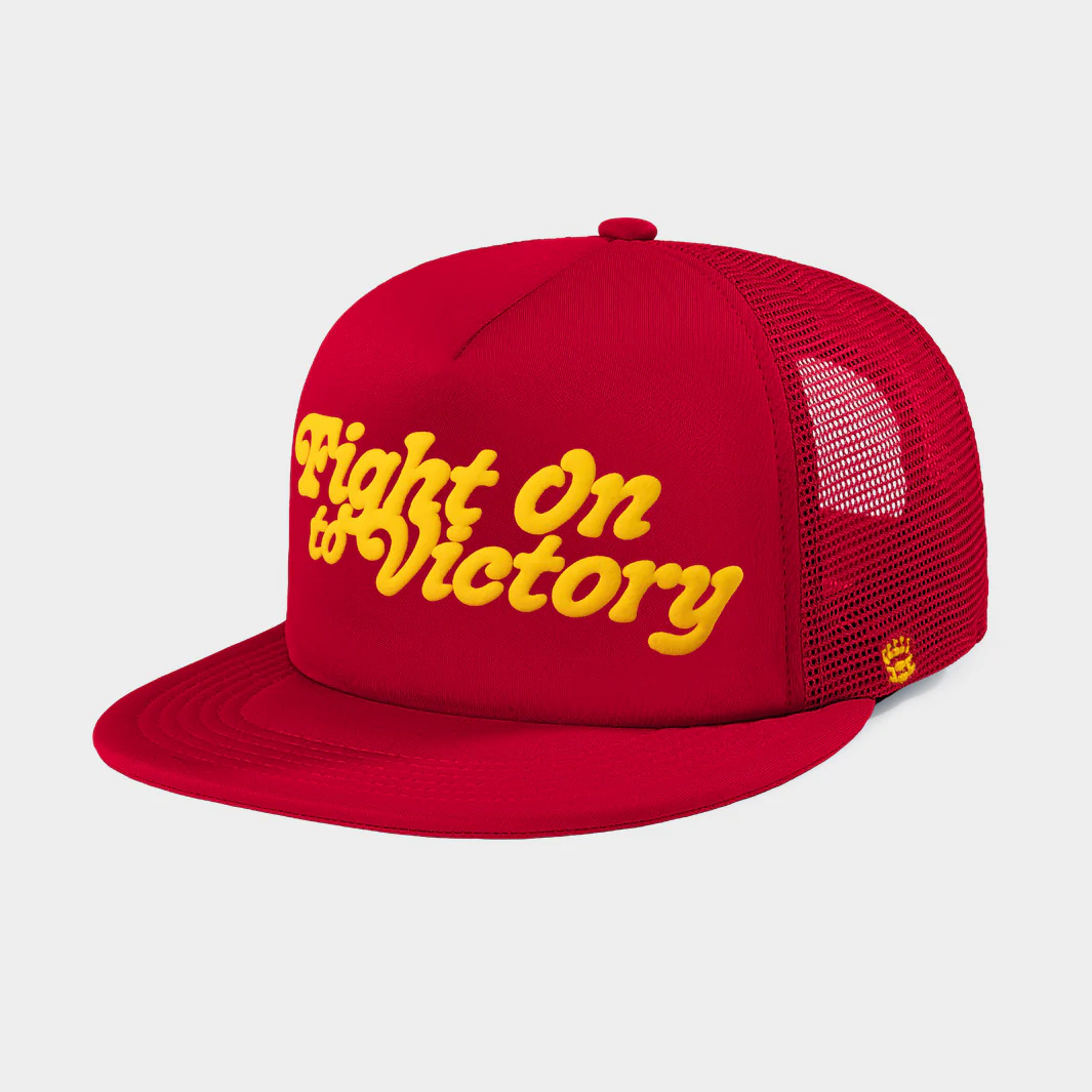 USC "Fight On" Puff Ink Trucker Hat