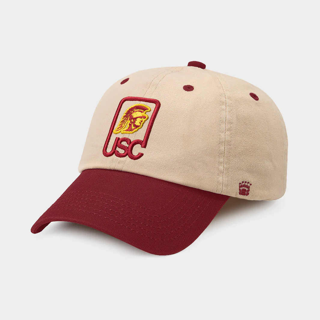 USC Trojans 1970s Logo Two-Tone Dad Hat