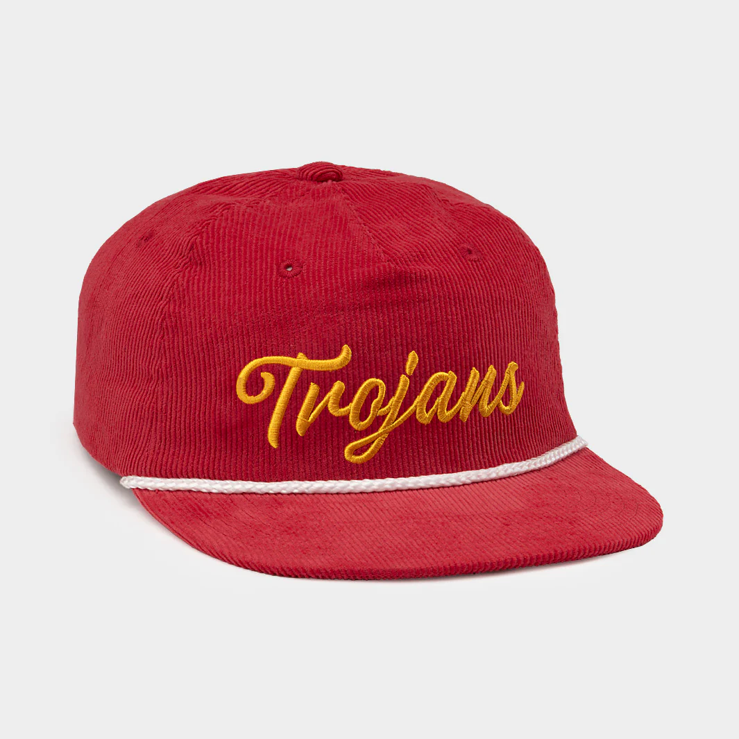 USC Trojans Retro-Inspired Script Corduroy Hat - Image 2