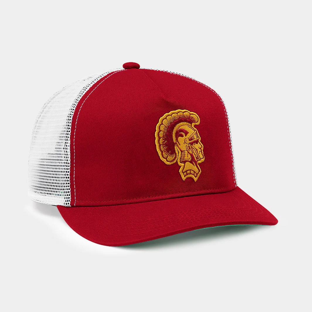 USC Trojans Retro Logo Trucker Hat - Image 2