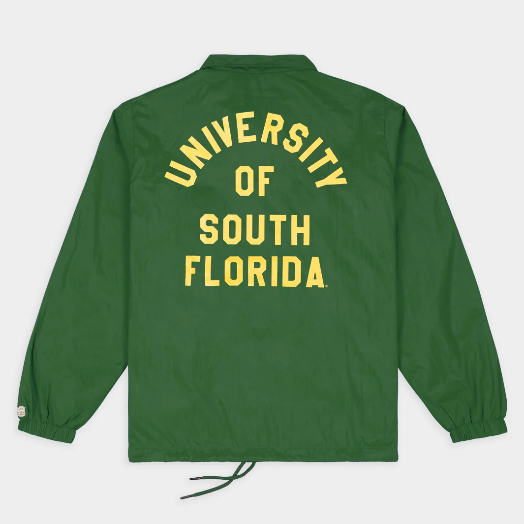USF Bulls Vintage Golden Brahman Coaches Jacket - Image 2
