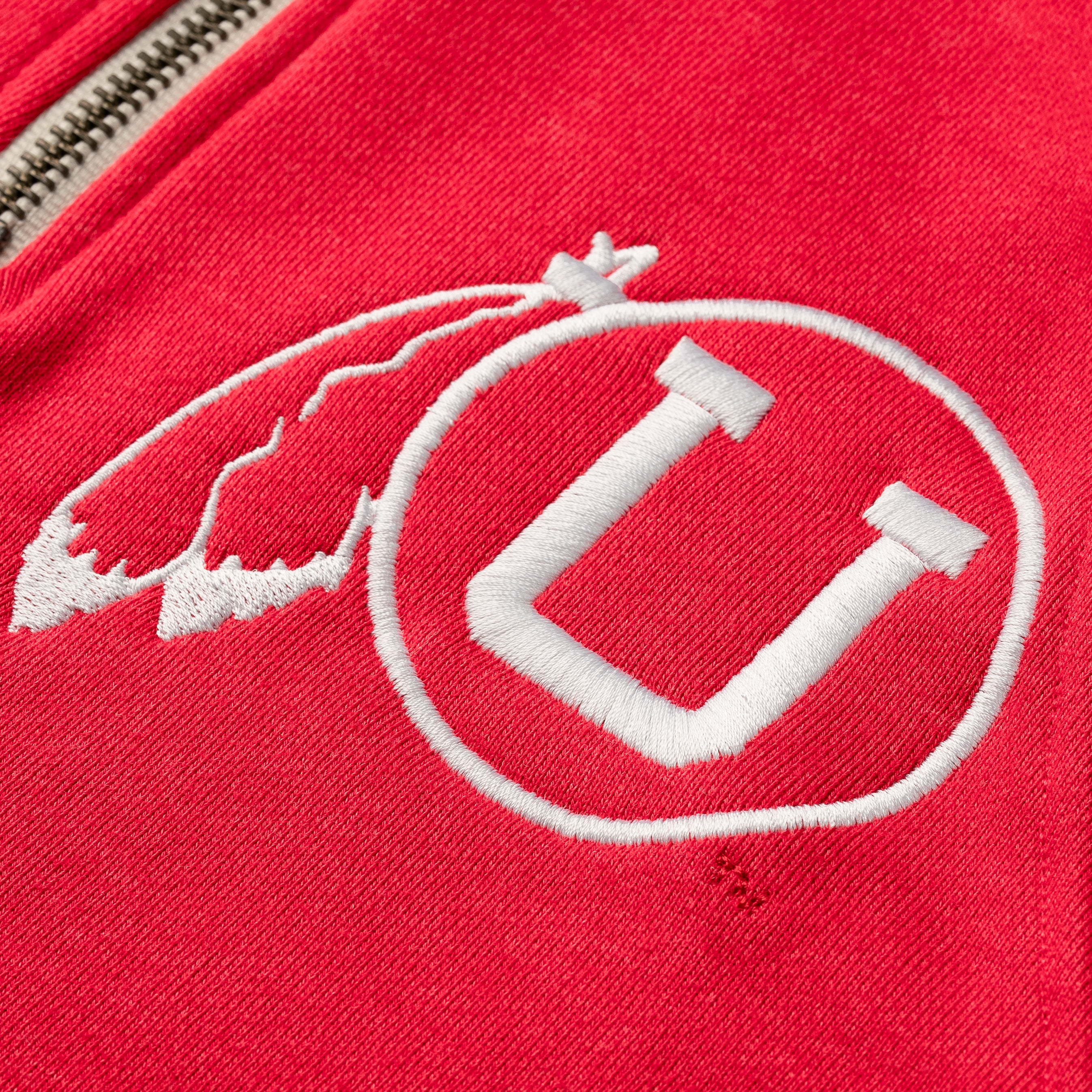 Utah Drum and Feather Logo Quarter Zip - Image 2