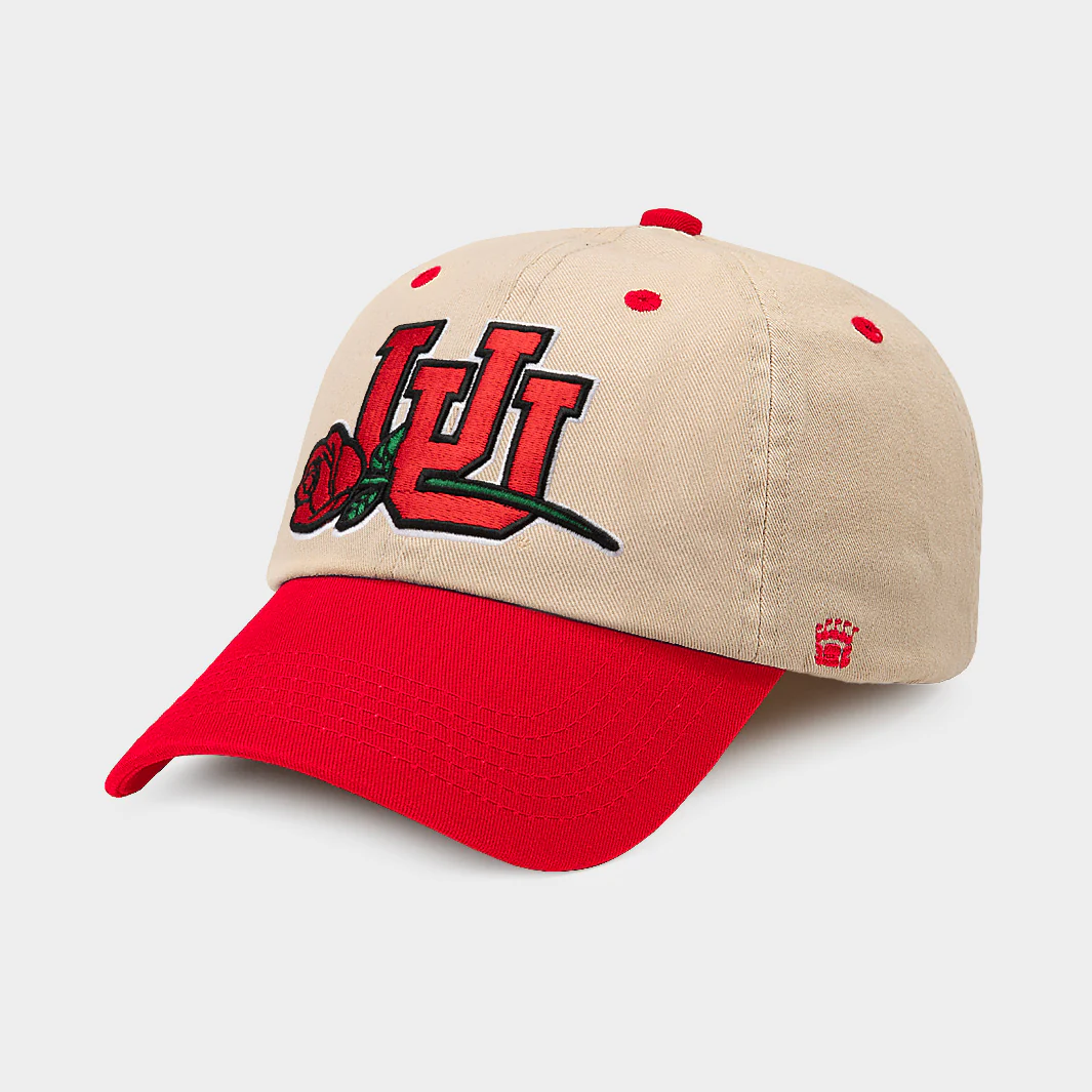 Utah Football Roses Logo Two-Tone Dad Hat