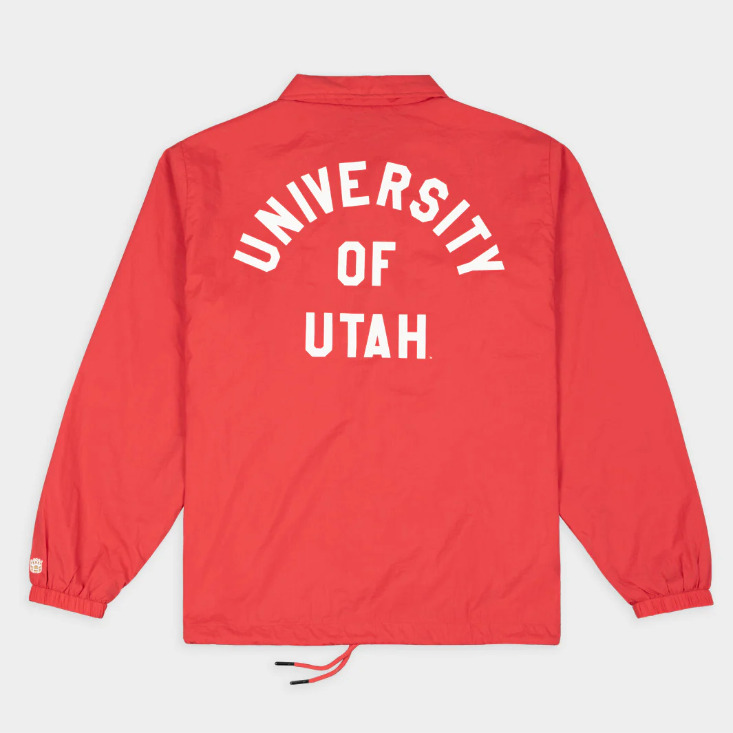 Utah Utes Interlocked "UU" Vintage Coaches Jacket - Image 2