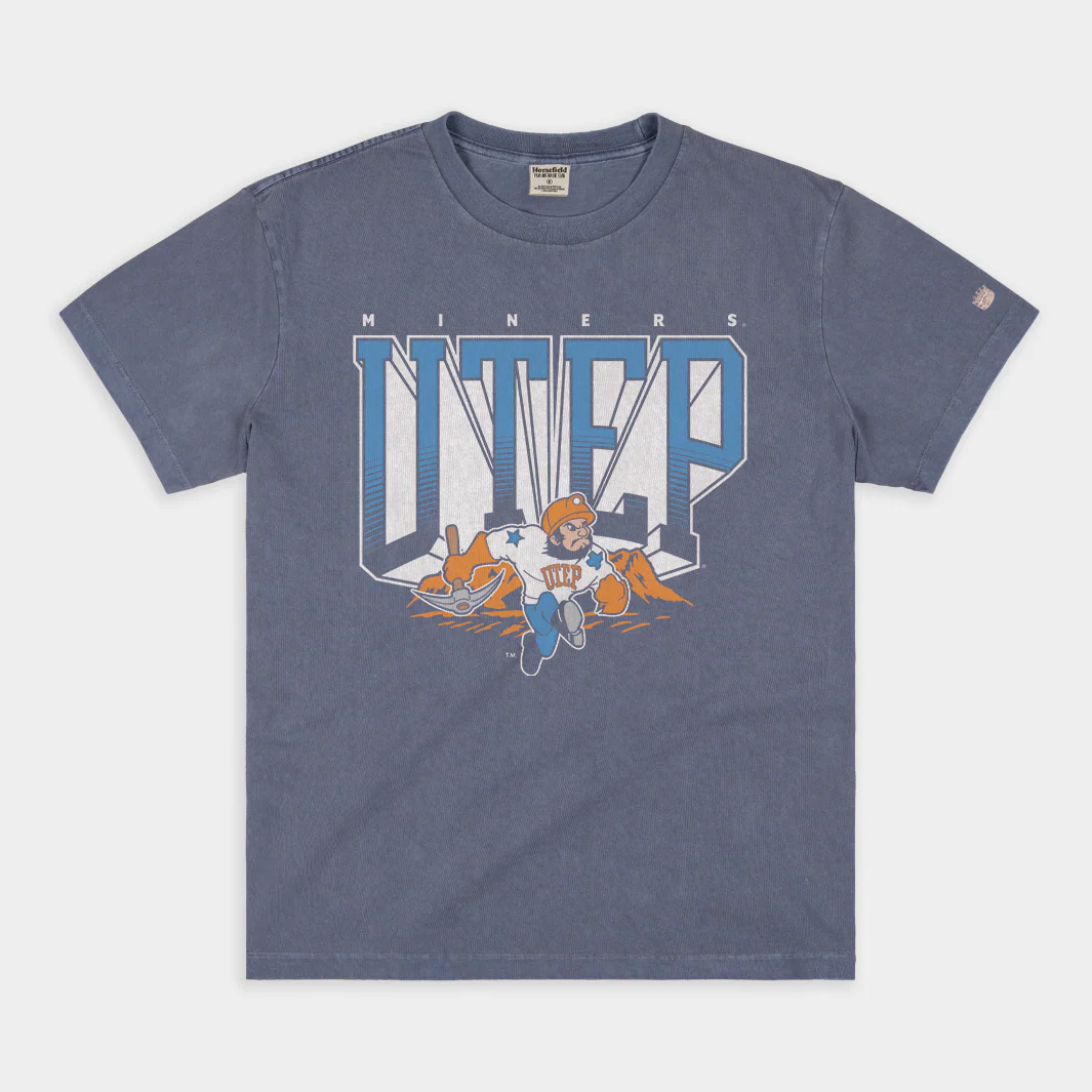 UTEP Miners 1990s Paydirt Pete Vintage Heavyweight Tee