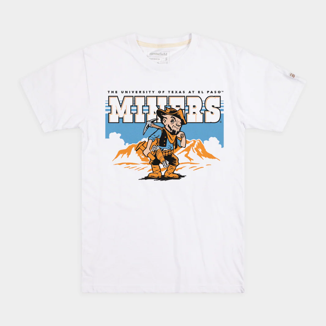 UTEP Miners Vintage Illustration Tee