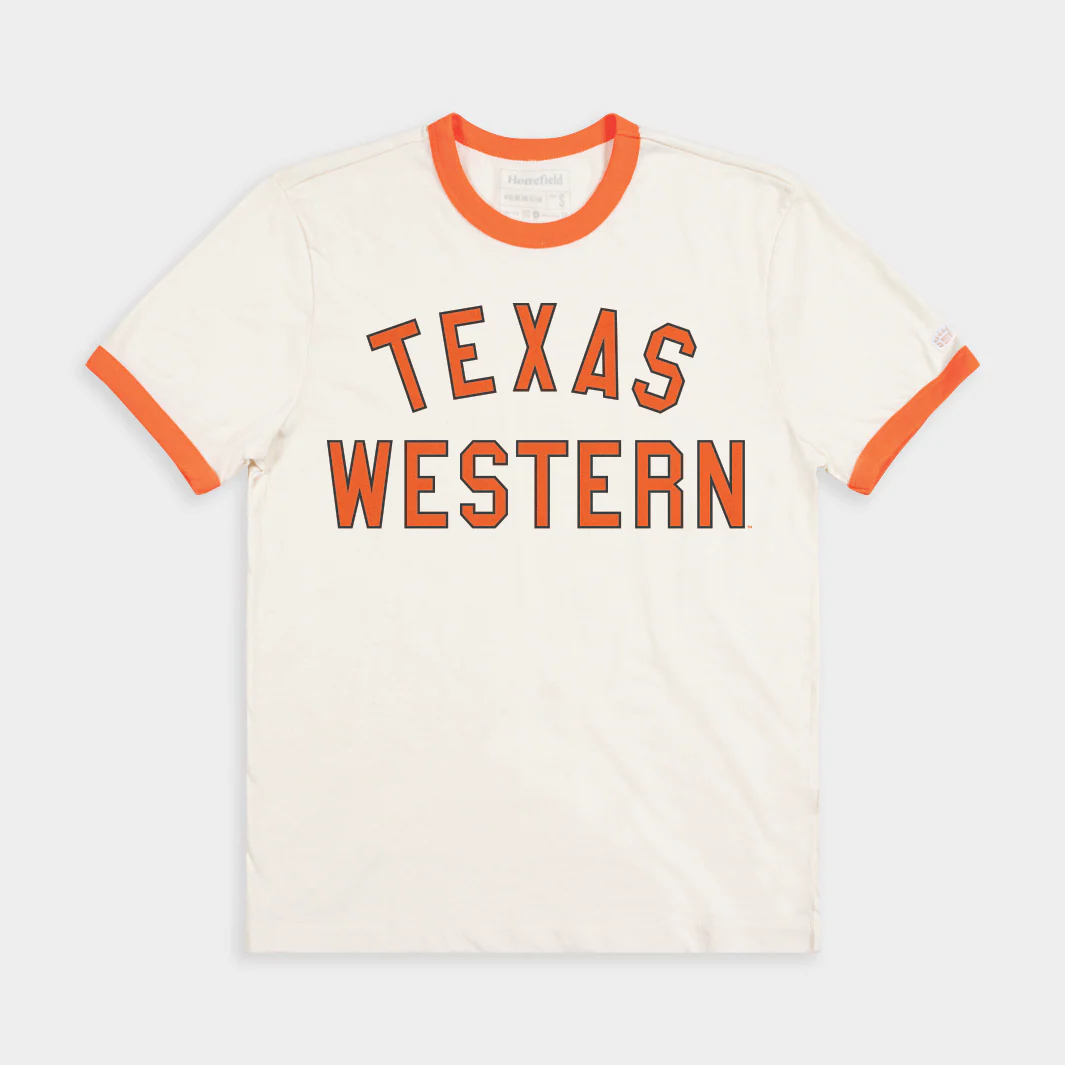 UTEP Texas Western Warmup 1966 Ringer Tee