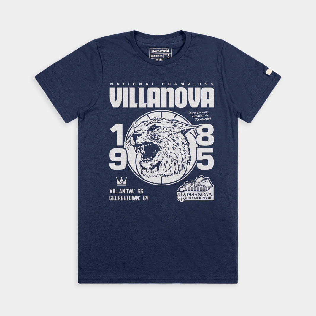 Villanova Basketball 1985 NCAA Tournament Champs Tee