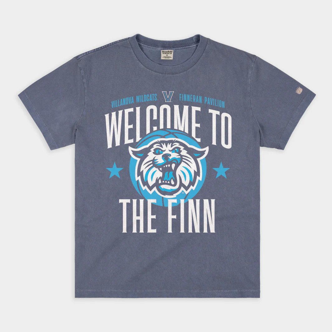 Villanova Basketball Finneran Pavilion Vintage Heavyweight Tee
